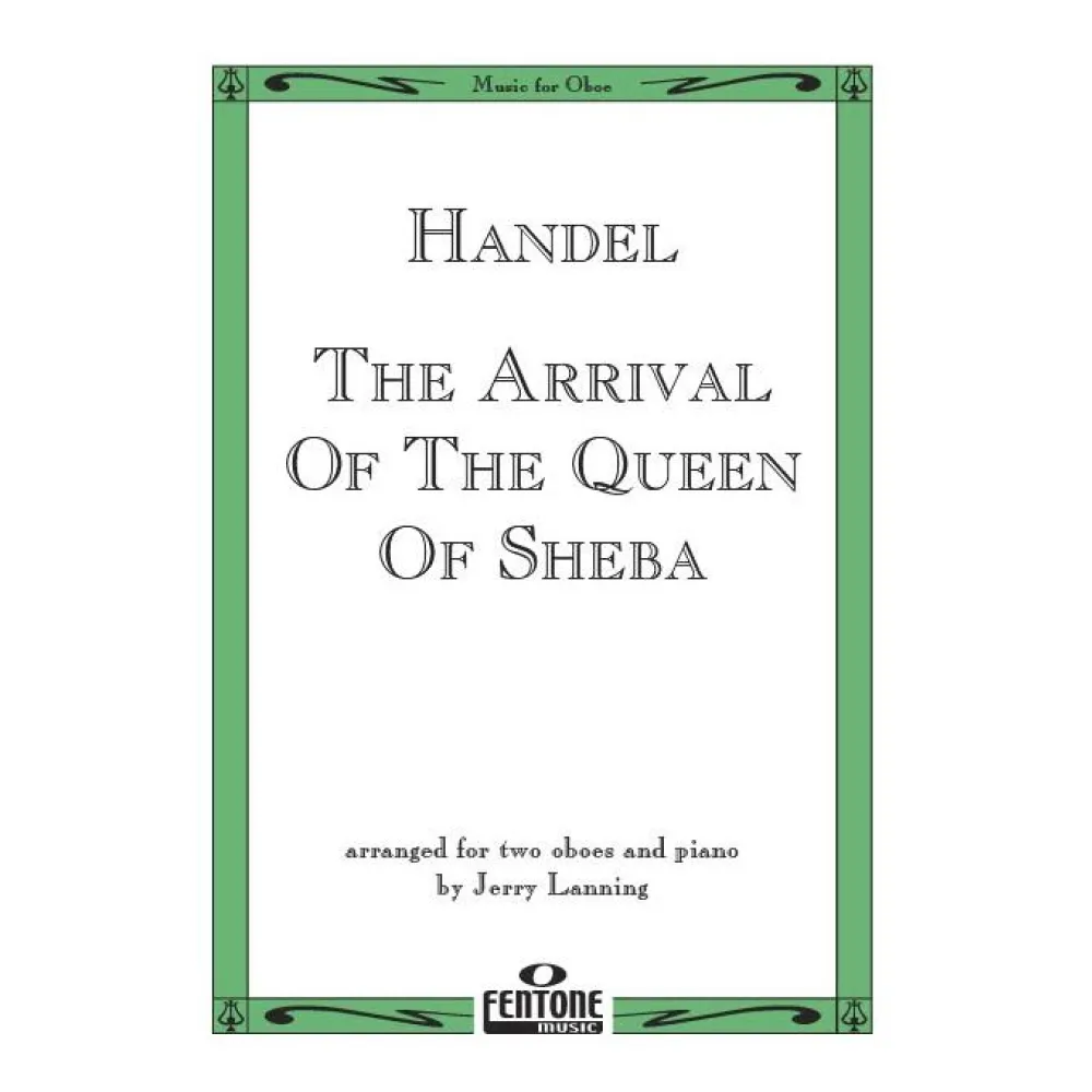 HANDEL THE ARRIVAL OF THE QUEEN OF SHEBA OBOE E PIANO