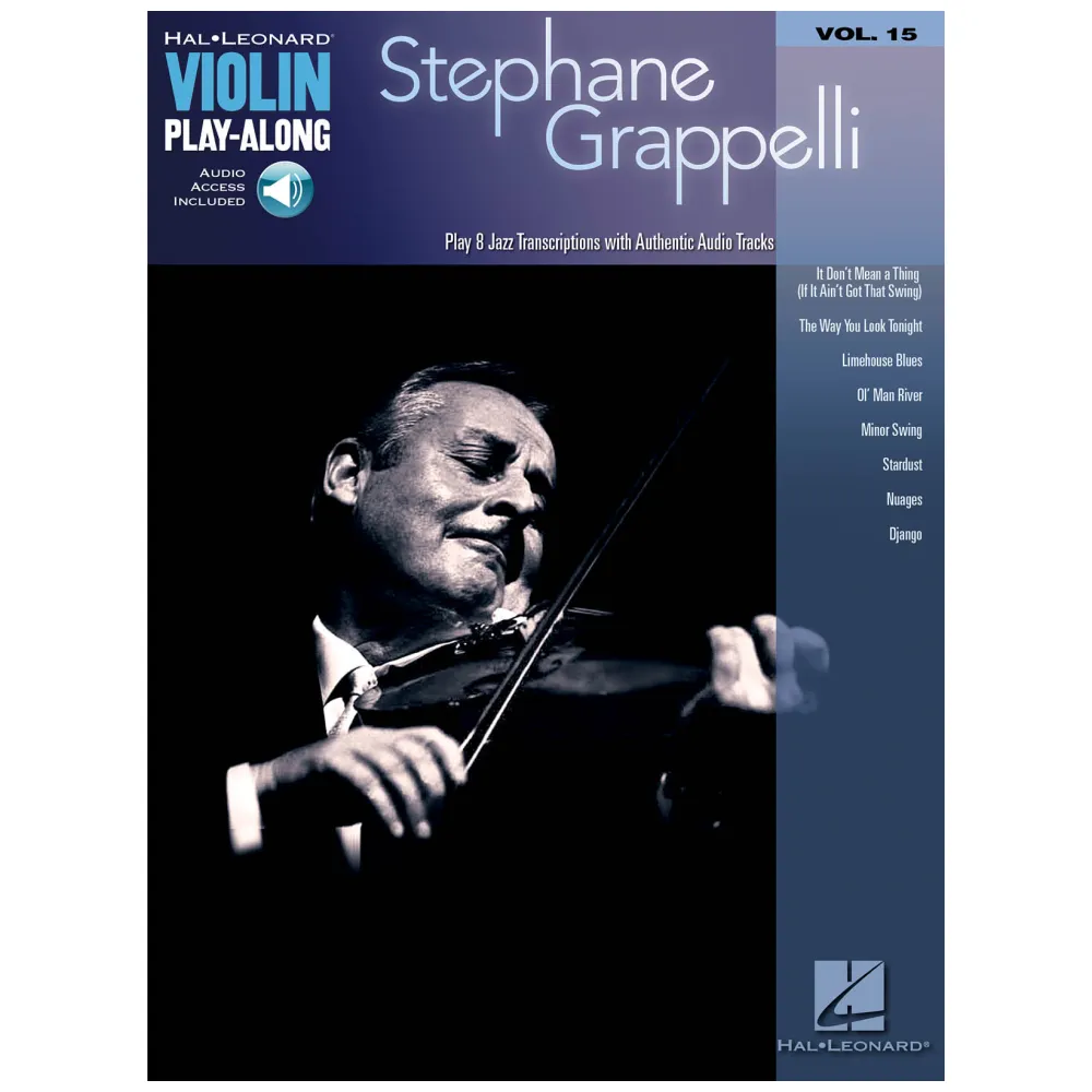 VIOLIN PLAY ALONG STEPHANE GRAPPELLI VOL.15