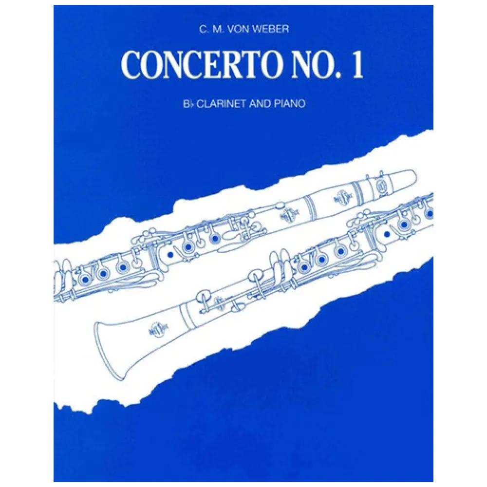 C. M. VON WEBER CONCERTO N°1 CLARINETTO E PIANOFORTE