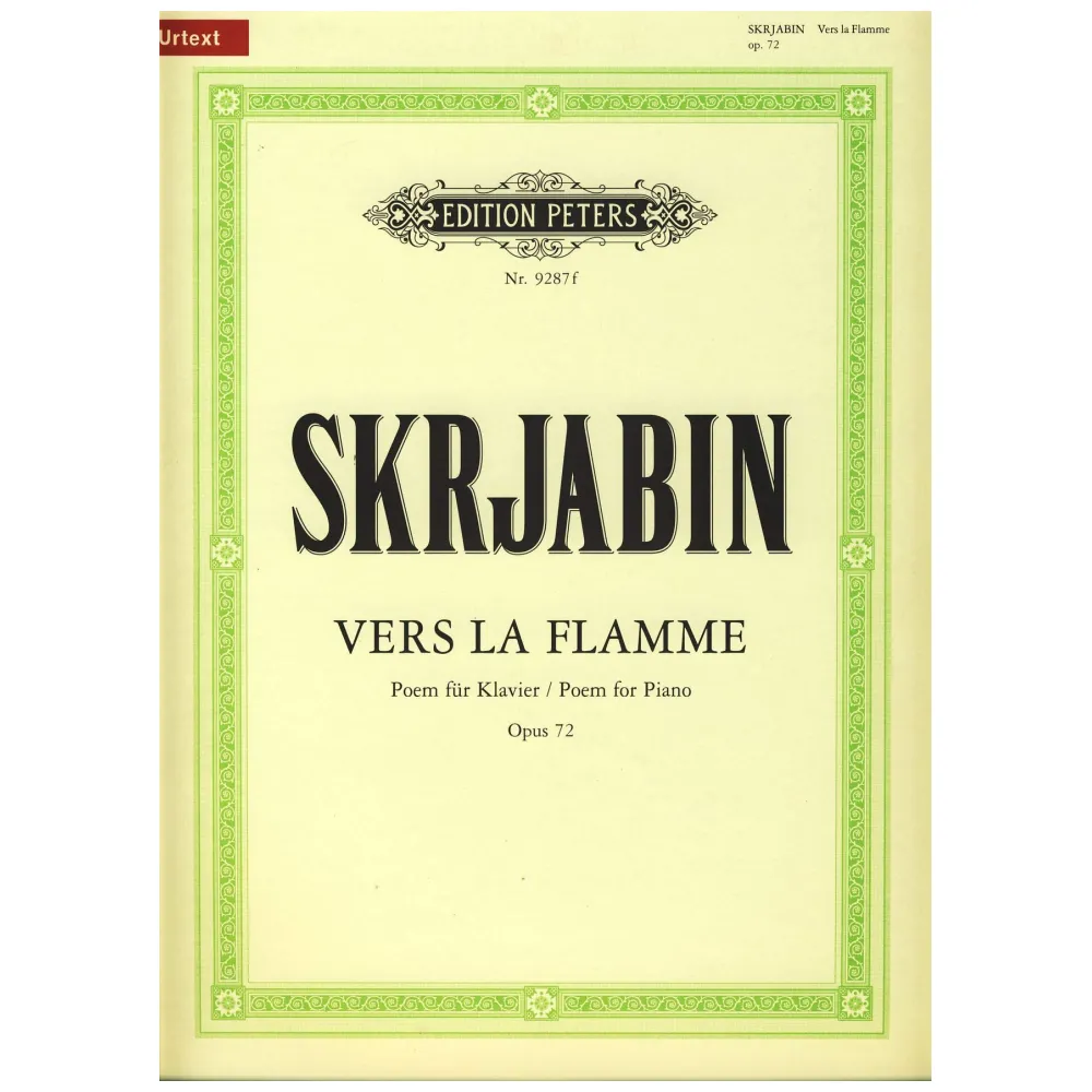 SCRIABIN VETS LA FLAMME OPUS 72