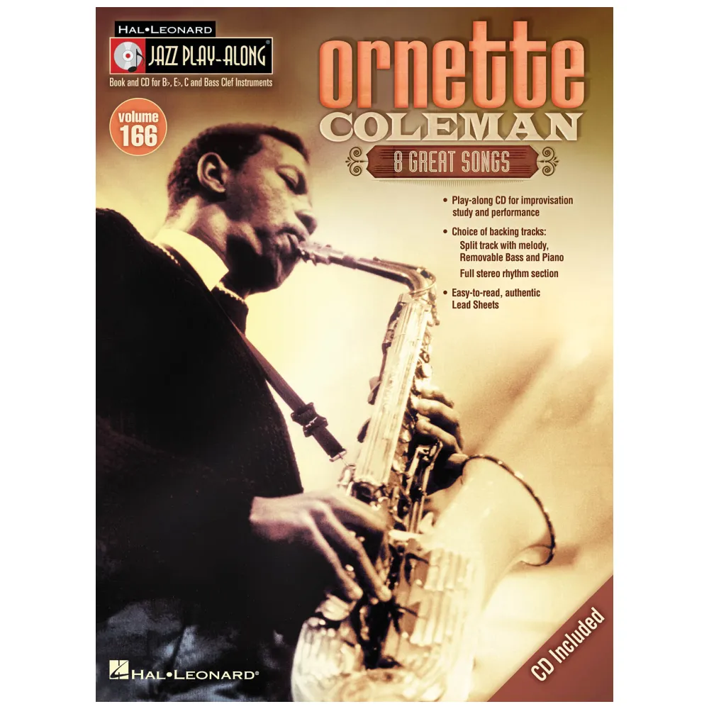 JAZZ PLAY ALONG ORNETTE COLEMAN 8 GREAT SONGS VOL.166