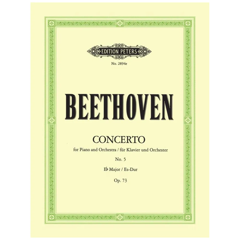 BEETHOVEN CONCERTO N°5 OP.73 PIANO E ORCHESTRA