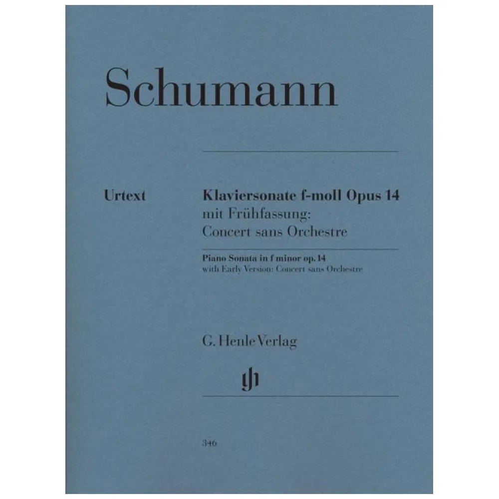 SCHUMANN PIANO SONATA IN F MINOR OPUS 14 (URTEXT)