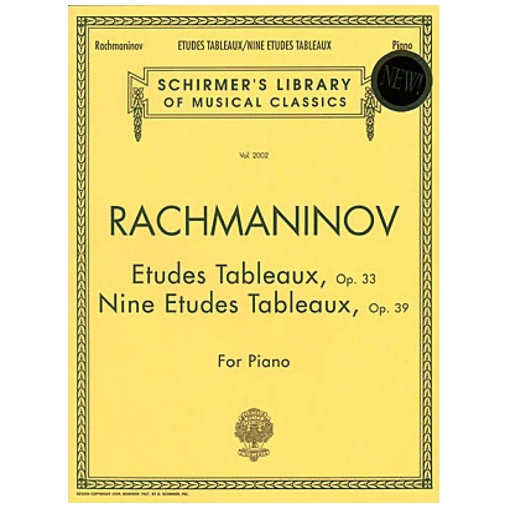 RACHMANINOV ETUDES TABLEAUX OP.33-OP.39