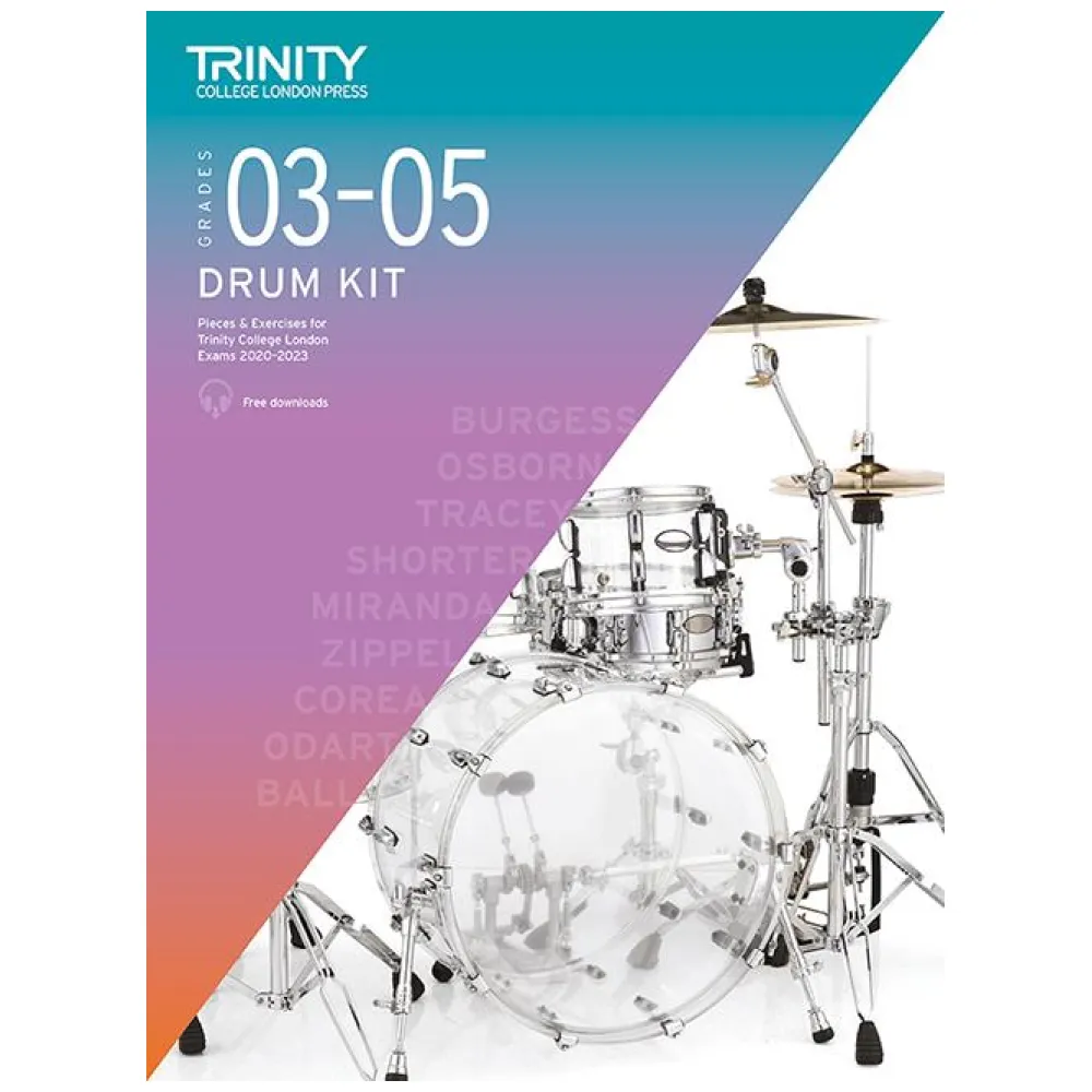 TRINITY COLLEGE LONDON DRUM KIT 03-05