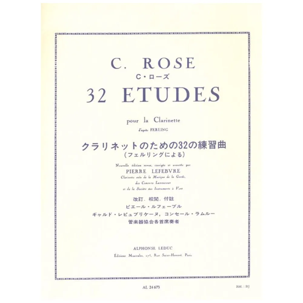 CYRILLE ROSE 32 ETUDES
