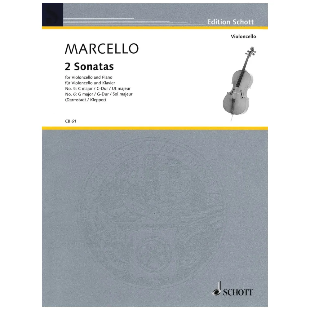 MARCELLO 2 SONATAS PER VIOLONCELLO E BASSO CONTINUO