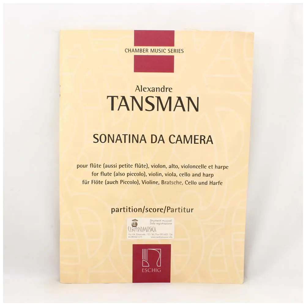 TANSMAN ALEXANDRE SONATINA DA CAMERA