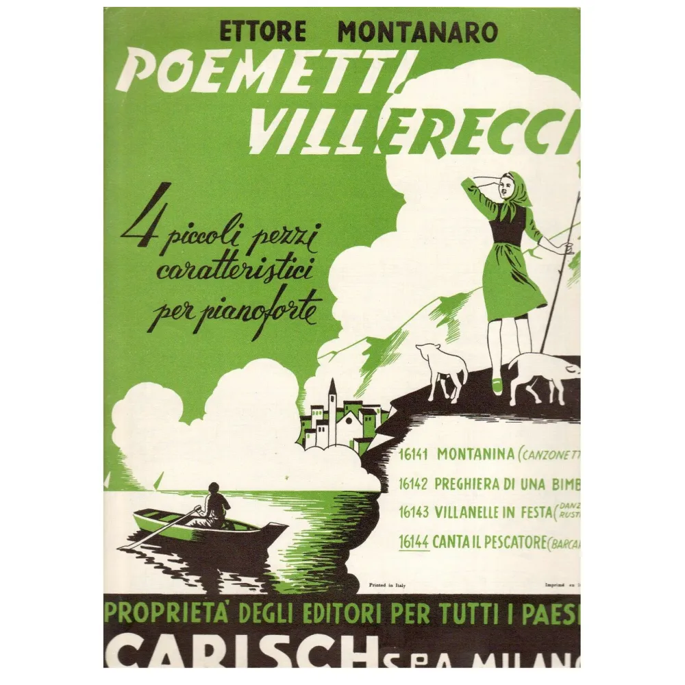 ETTORE MONTANARO POEMETTI VILLERECCI CANTA IL PESCATORE (16144)