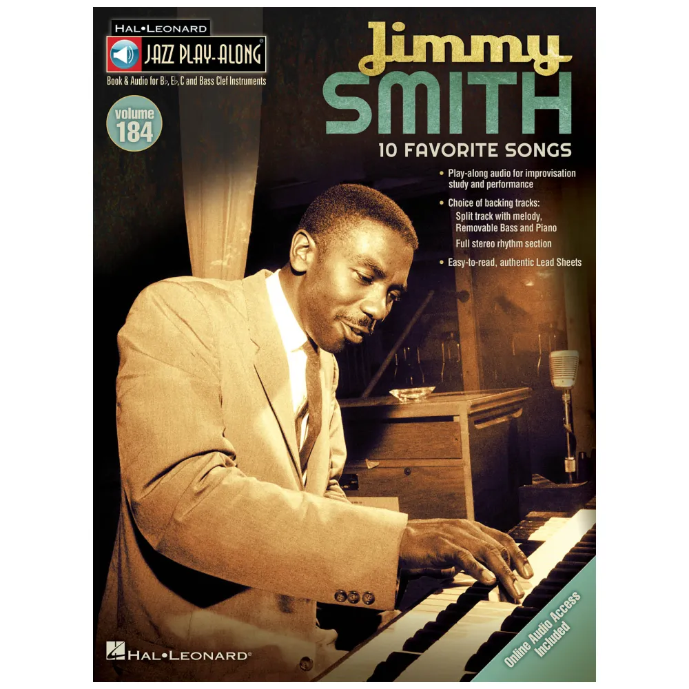 JAZZ PLAY ALONG JIMMY SMITH VOL.184