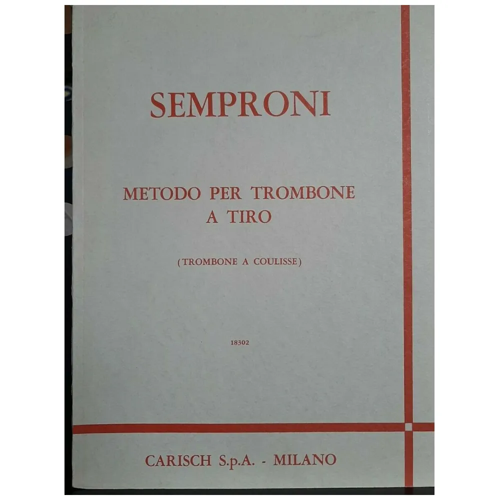 SEMPRONI METODO PER TROMBONE