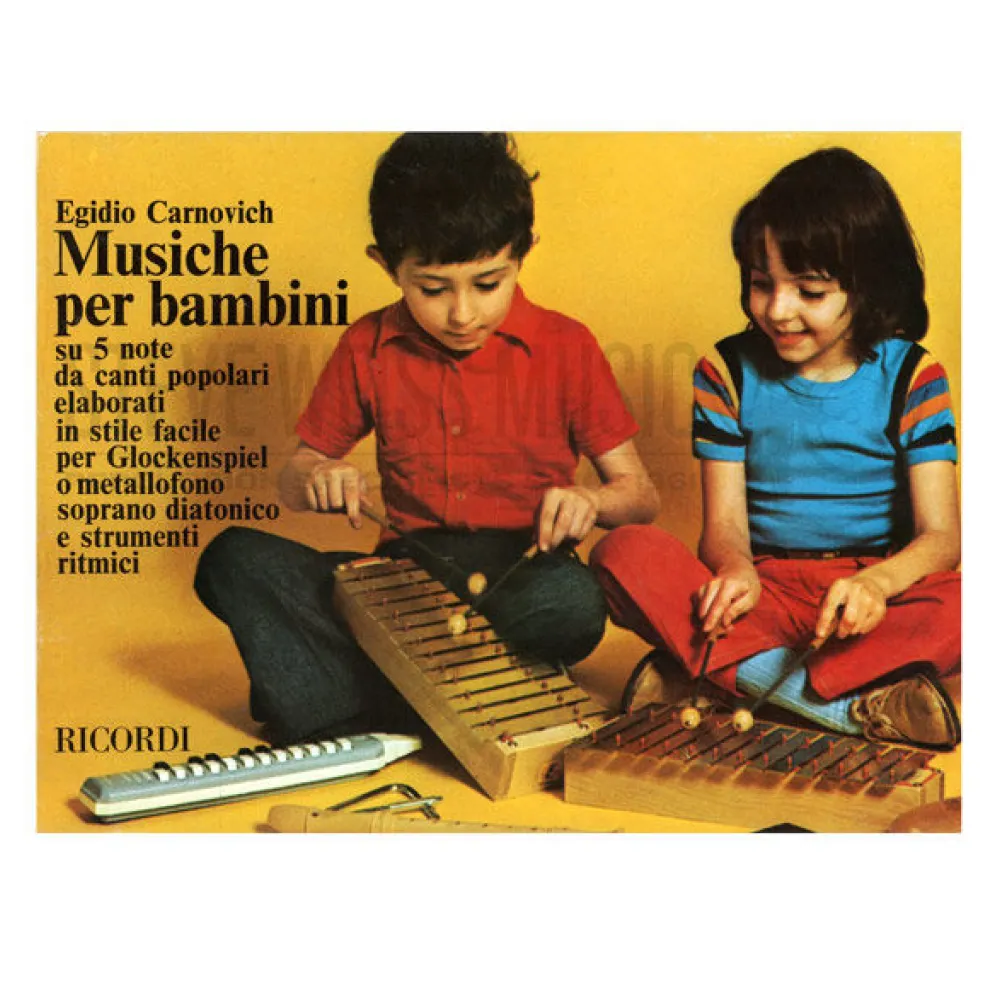 EGIDIO CARNOVICH MUSICHE PER BAMBINI SU 5 NOTE