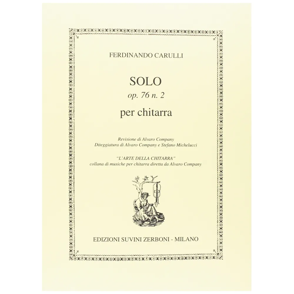 FERDINADO CARULLI SOLO OP.76 N°2 PER DUE CHITARRE