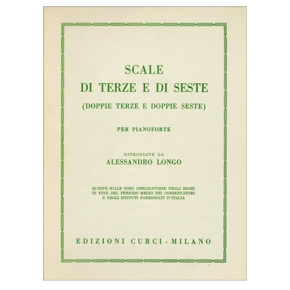 ALESSANDRO LONGO SCALE DI TERZE E DI SESTE