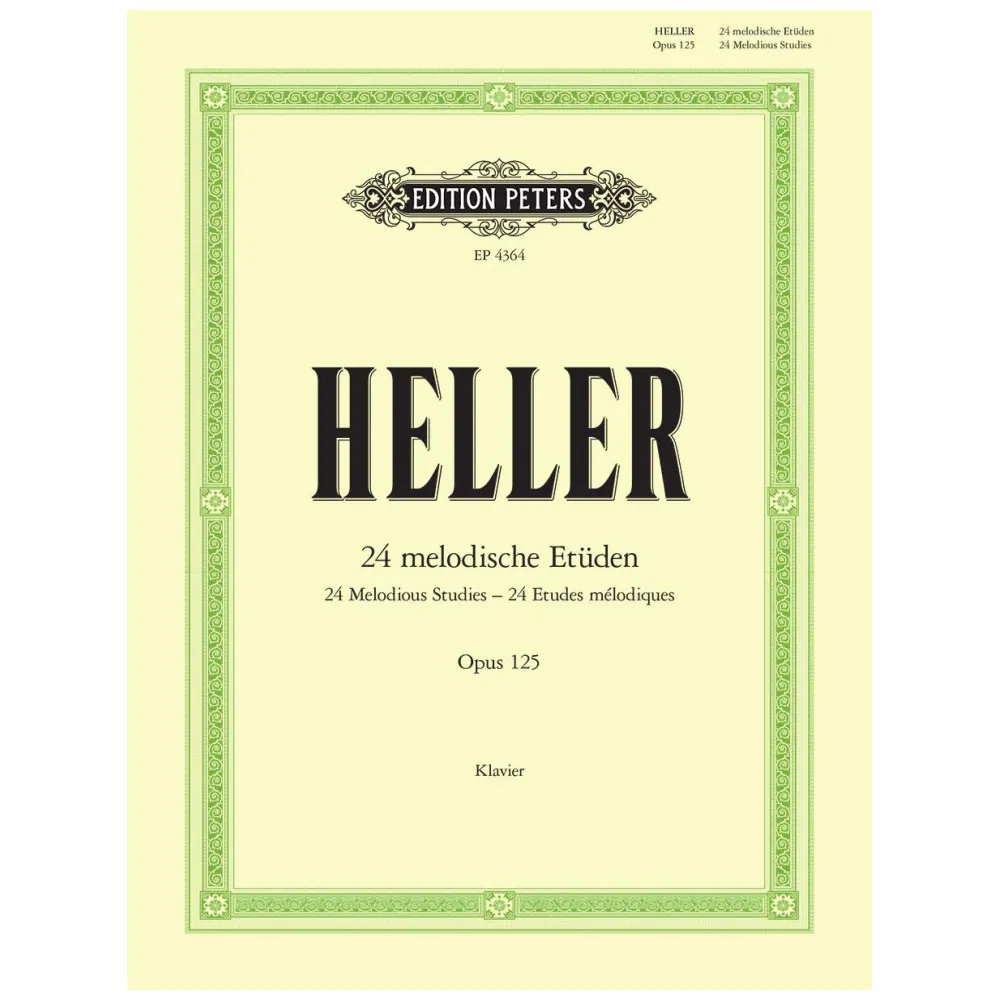 HELLER 24 STUDI MELODICI OPUS 125 PETERS