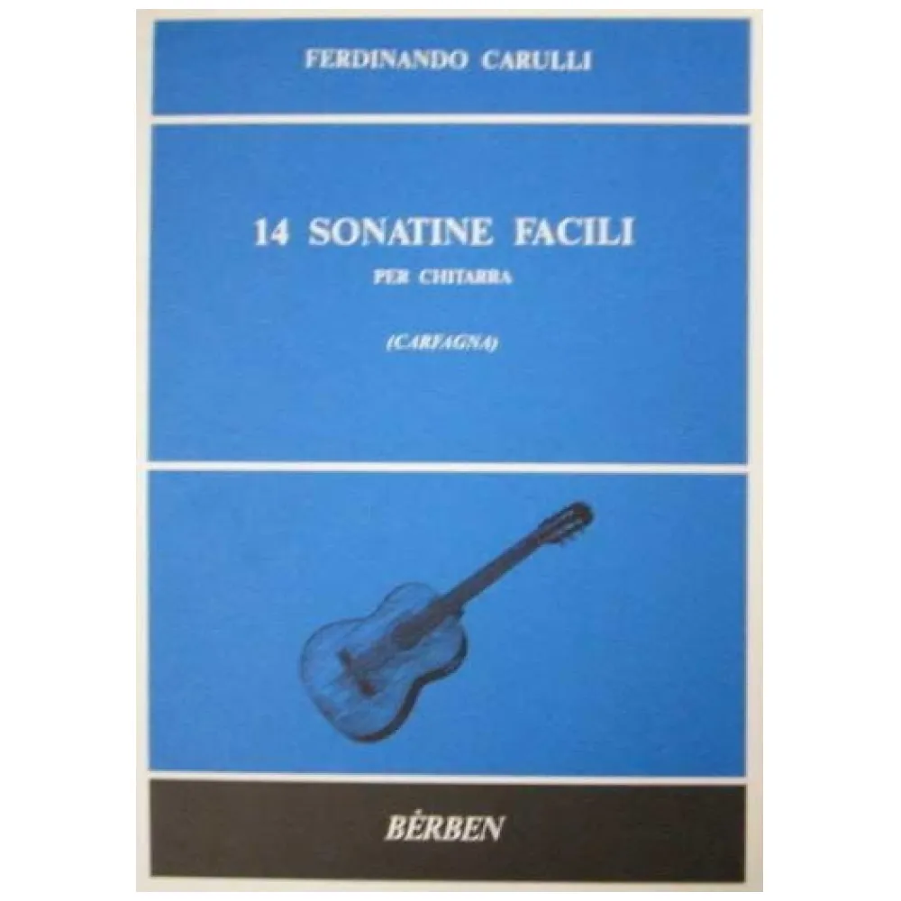 FERDINANDO CARULLI 14 SONATINE FACILI PER CHITARRA