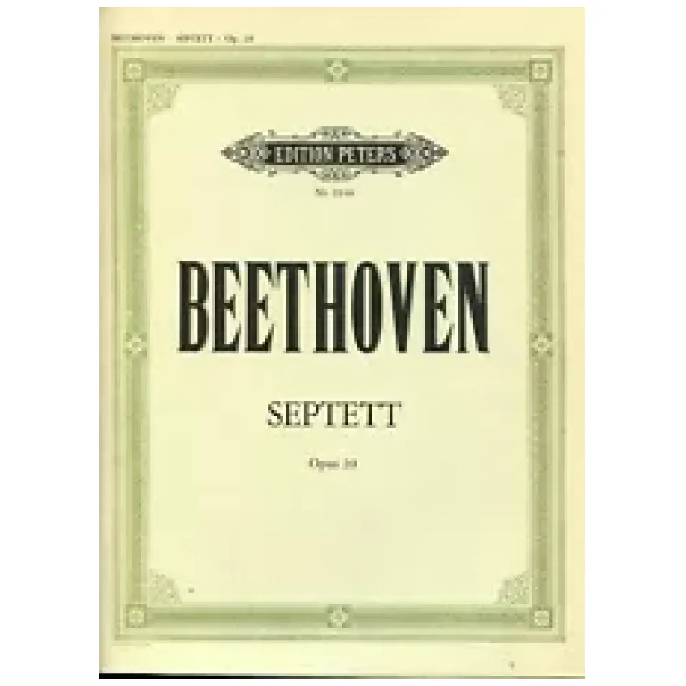 BEETHOVEN SEPTETT OPU 20 PIANO 4 MANI