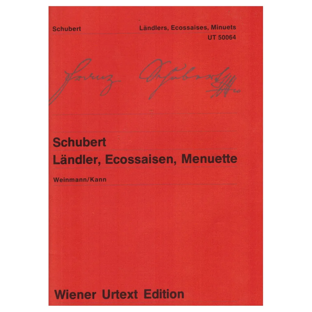 SCHUBERT LANDLER ECOSSAISEN MENUETTE