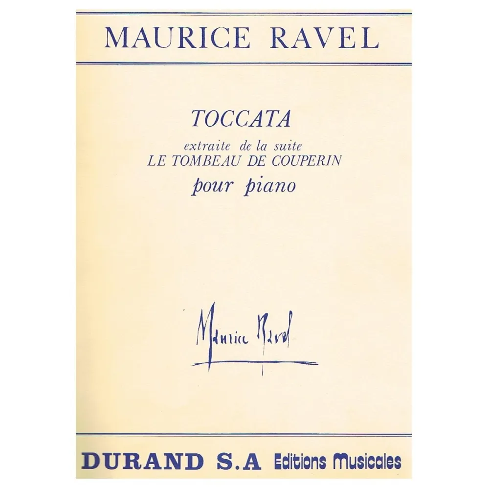 MAURICE RAVEL TOCCATA (DA LE TOMBEAU DE COUPERIN)