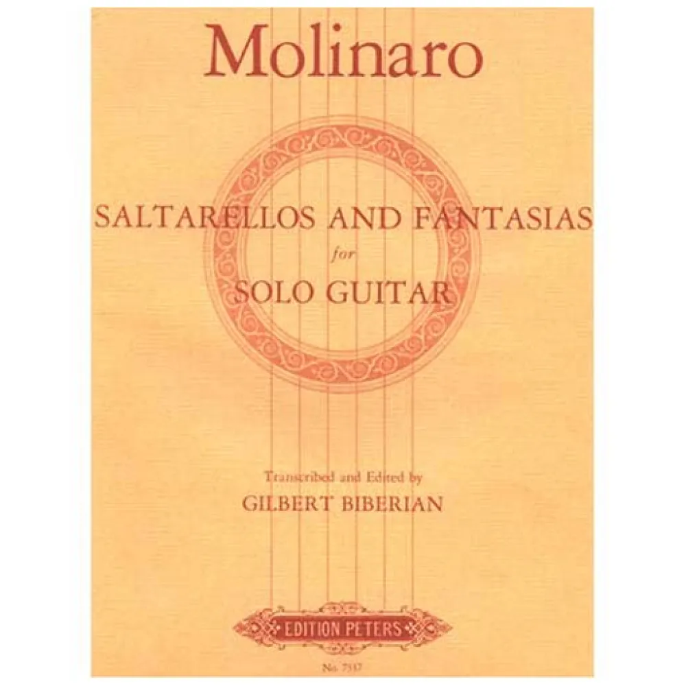 MOLINARO SALTARELLOS AND FANTASIAS FOR SOLO GUITAR