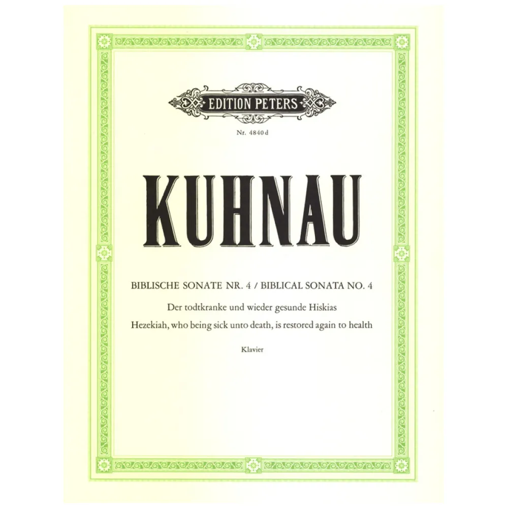 KUHNAU BIBLISCHE SONATE N°4