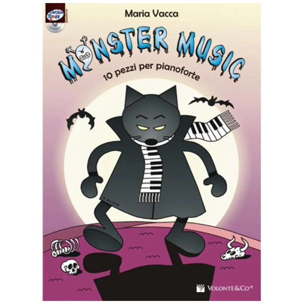 MARIA VACCA MONSTER MUSIC 10 PEZZI PER PIANOFORTE