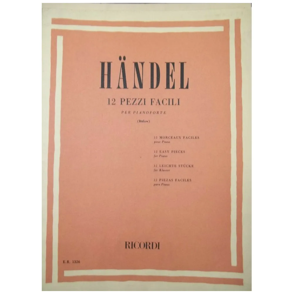 HANDEL 12 PEZZI FACILI