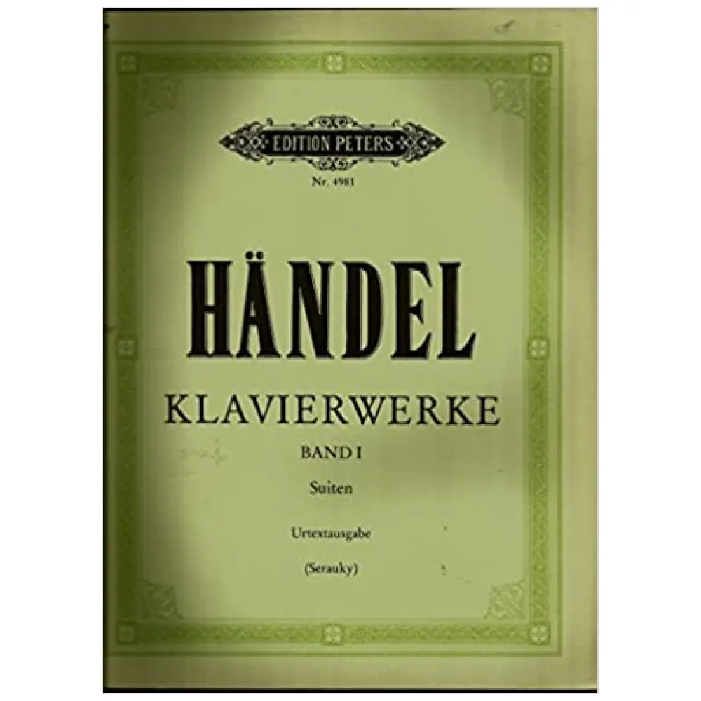 HANDEL KLAVIERWERKE BAND I