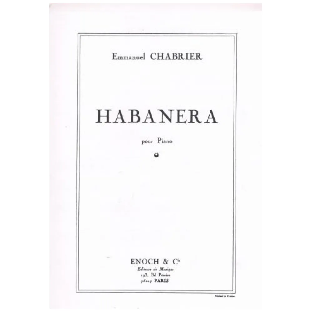 EMMANUEL CHABRIER HABANERA