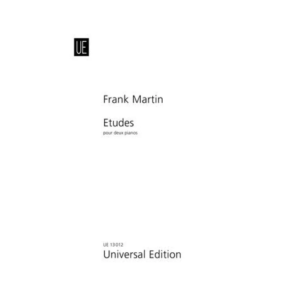 FRANK MARTIN ETUDES POUR DEUX PIANOS