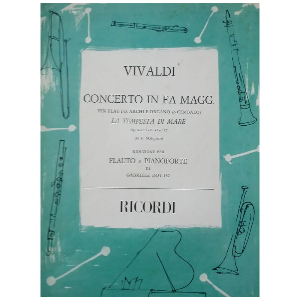 VIVALDI CONCERTO IN FA MAGG. “LA TEMPESTA DI MARE”-F.VI N.12