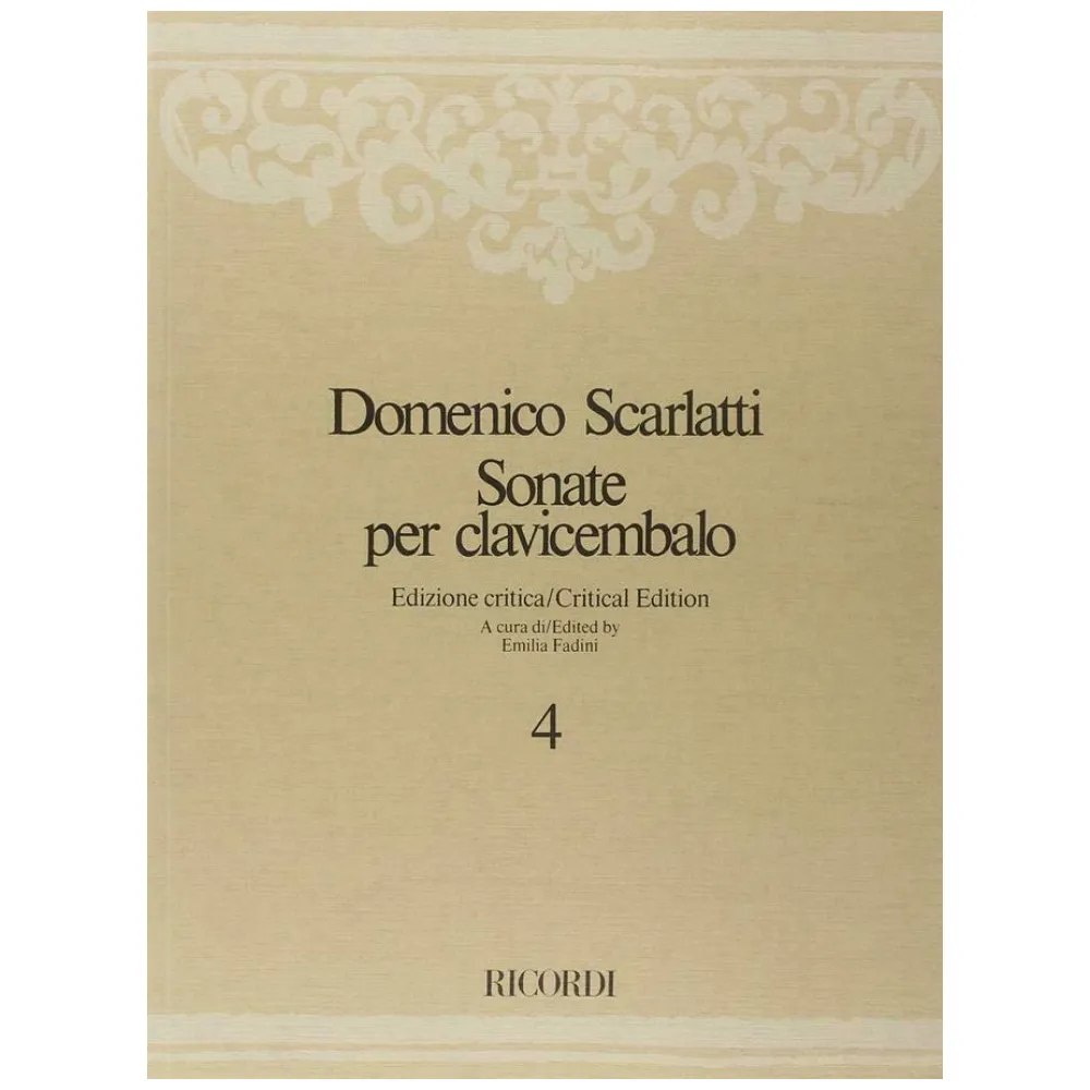 SCARLATTI SONATE PER CLAVICEMBALO 4