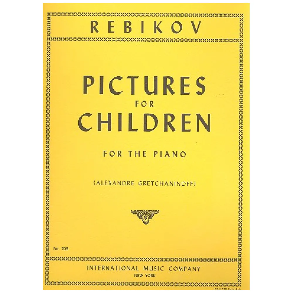 REBIKOV PICTURES FOR CHILDREN OPUS 37
