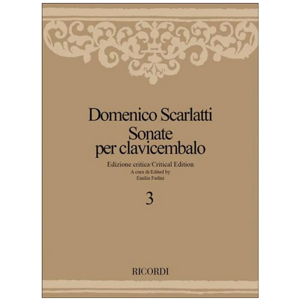 SCARLATTI SONATE PER CLAVICEMBALO 3