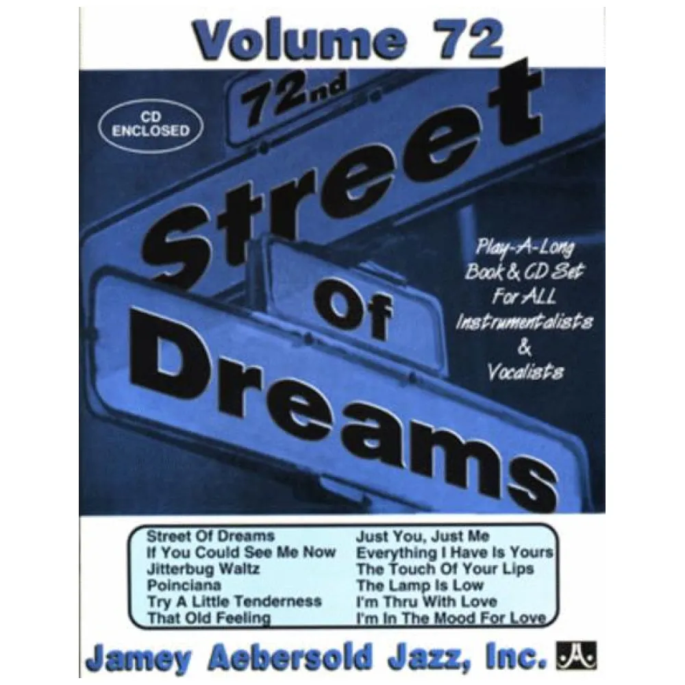 JAMEY AEBERSOLD VOL 72 STREET OF DREAMS