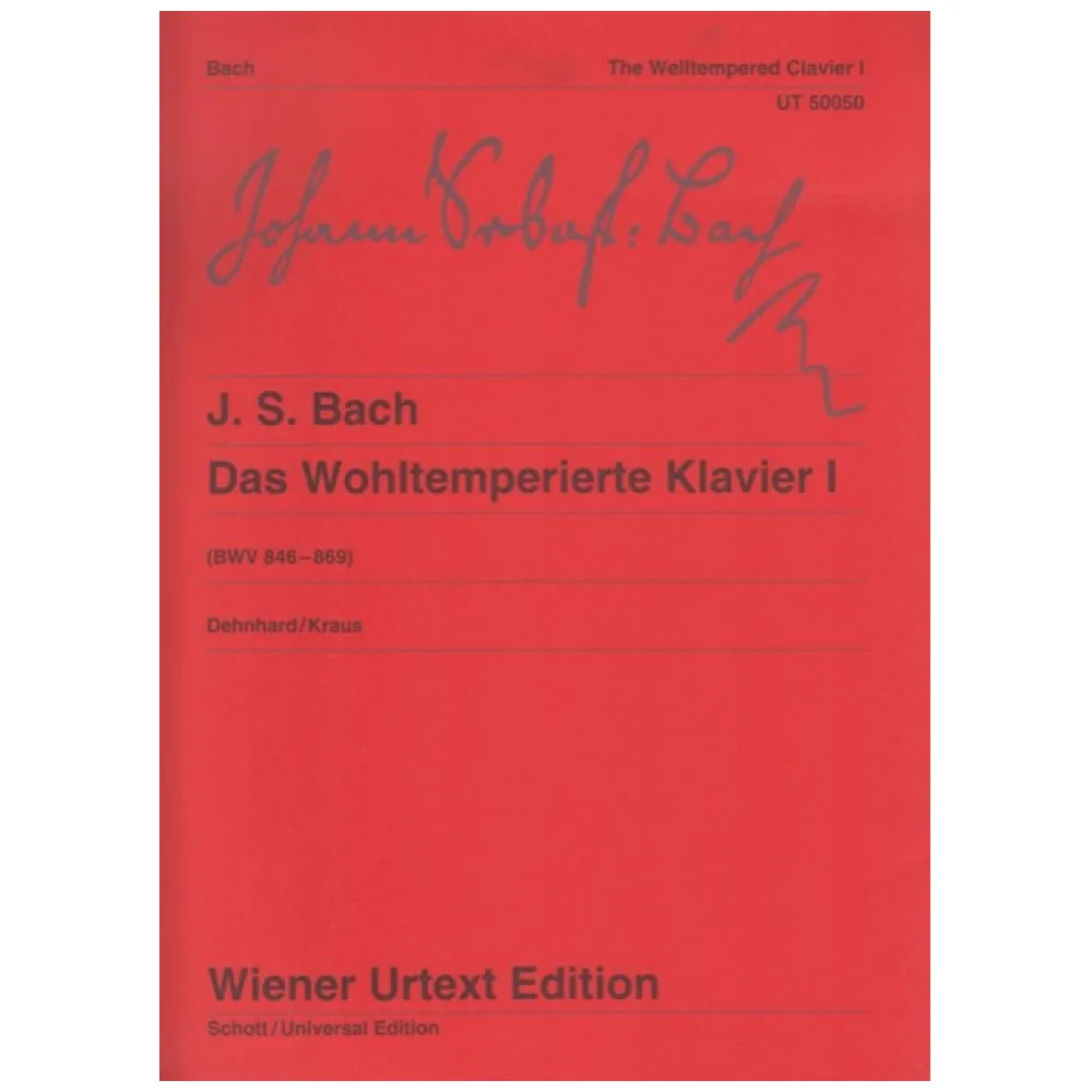 BACH IL CLAVICEMBALO BEN TEMPERATO VOL. I° WIENER URTEX EDITION