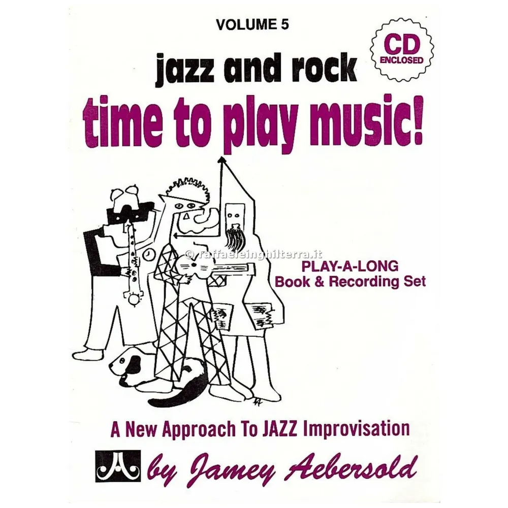 JAMEY AEBERSOLD VOL 5 JAZZ AND ROCK TIME TO PLAY MUSIC