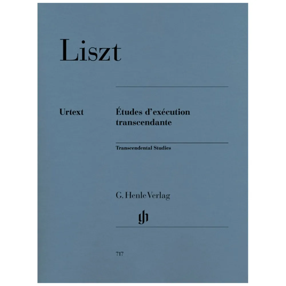 LISZT STUDI TRASCENDENTALI URTEXT