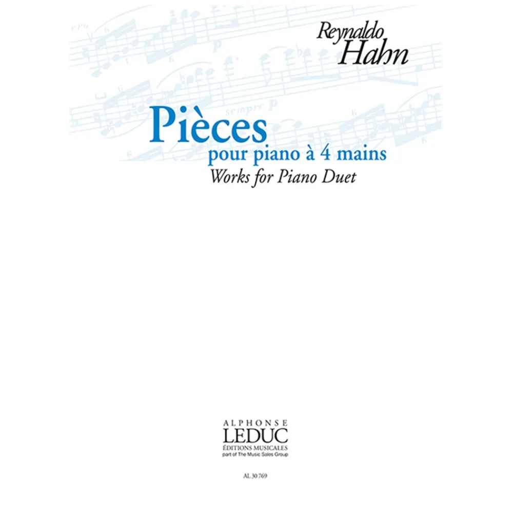 REYBALDO HAHN PIECES POUR PIANO A 4 MAINS