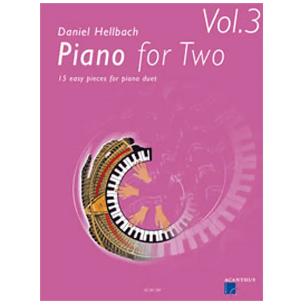 DANIEL HELLBACH PIANO FOR TWO VOL 3