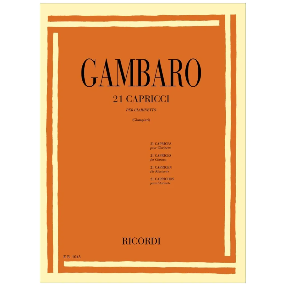 GAMBARO 21 CAPRICCI