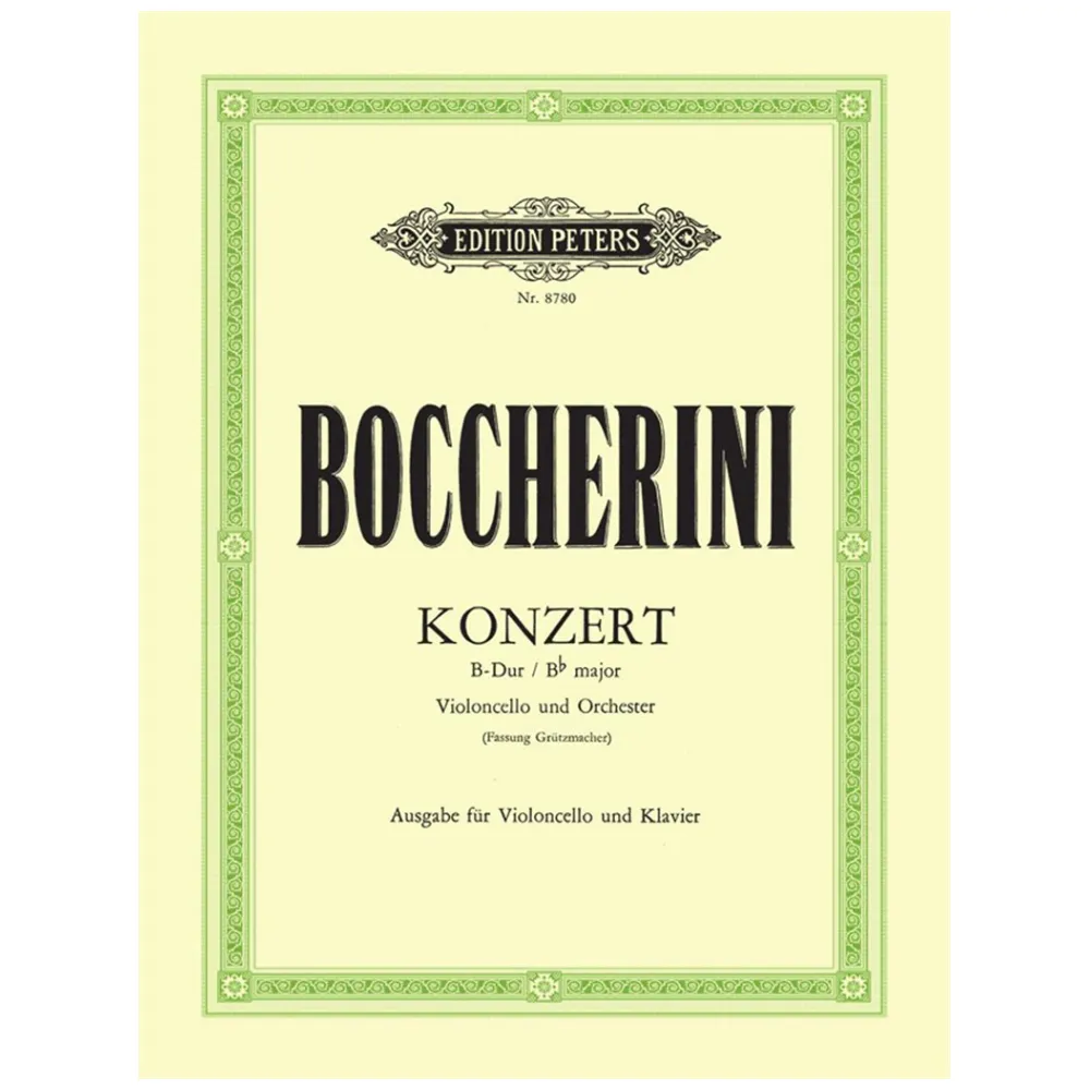 BOCCHERINI KONZERT SI/B MAJOR VIOLONCELLO E ORCHESTRA