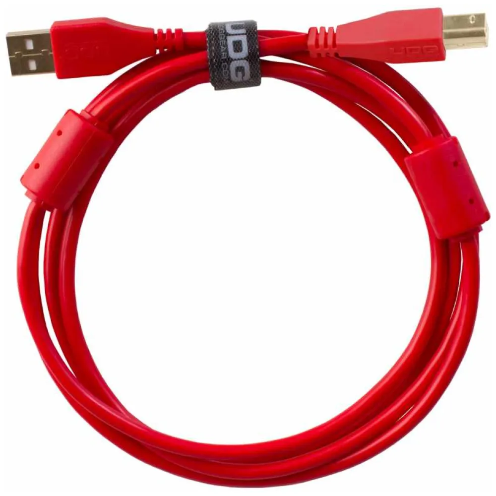 UDG U95001RD – ULTIMATE AUDIO CABLE USB 2.0 A-B RED STRAIGHT 1M (RED)
