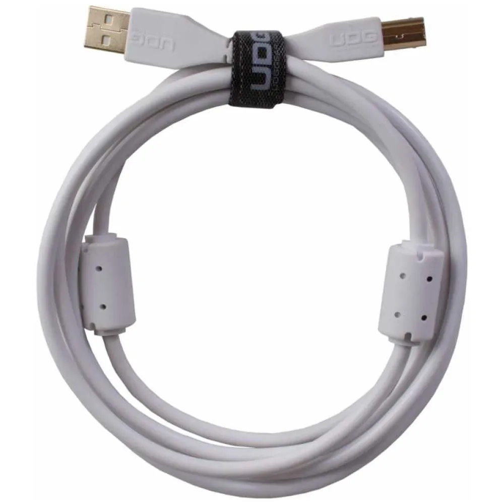 UDG U95003WH – ULTIMATE AUDIO CABLE USB 2.0 A-B WHITE STRAIGHT 3M (GREY)