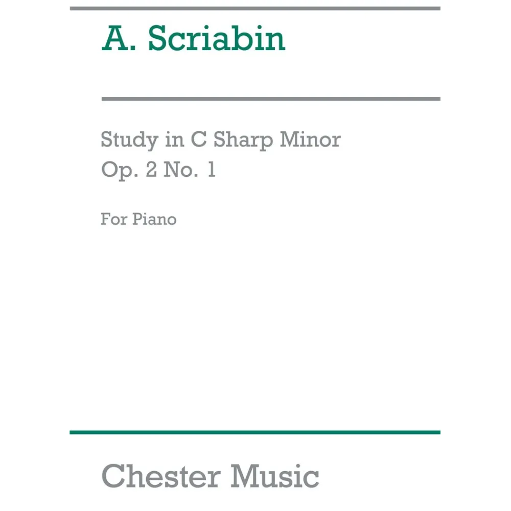 SCRIABIN ETUDE IN C SHARP MINOR OP. 2/1 (PIANO)