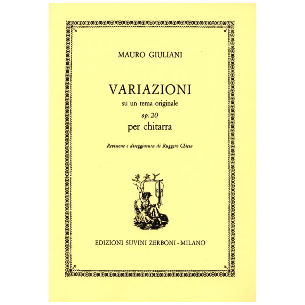 MAURO GIULIANI VARIAZIONI SU UN TEMA ORIGINALE OP.20