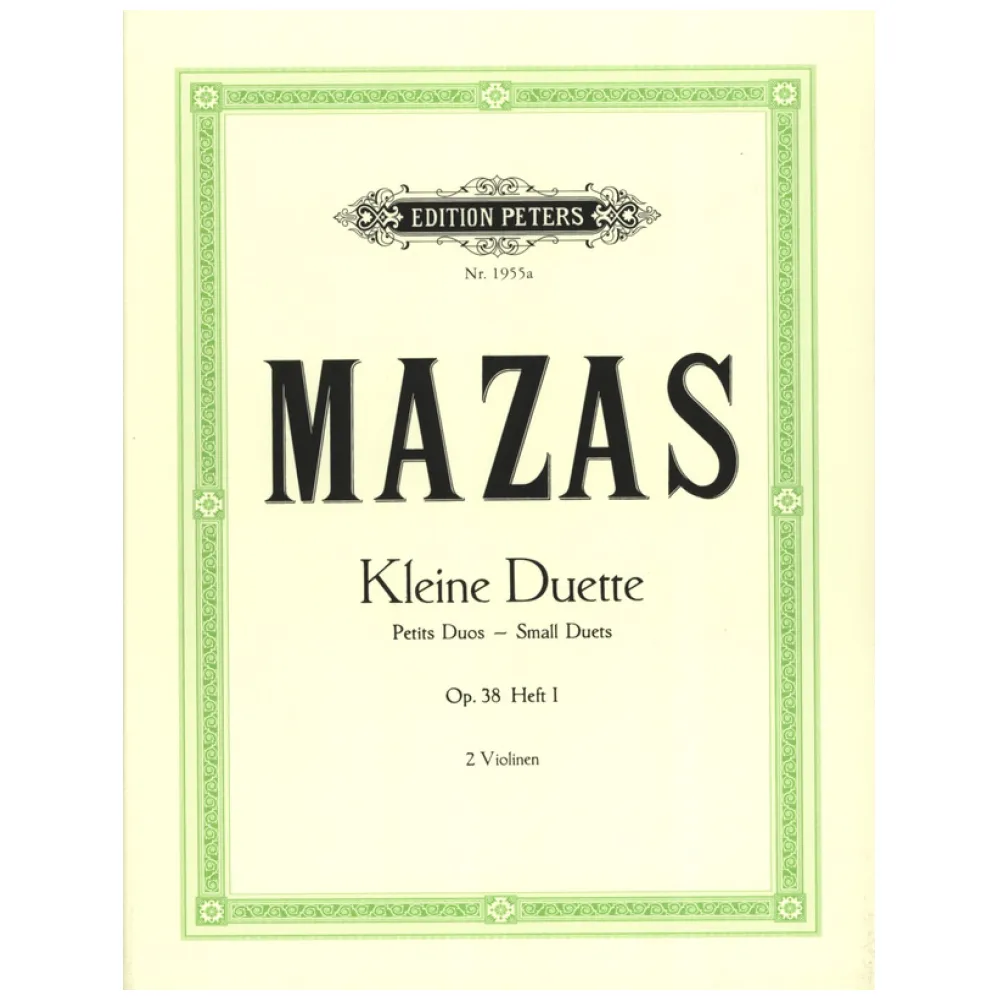 MAZAS KLEINE DUETTE PER 2 VIOLINI OP. 38 HEFT I°