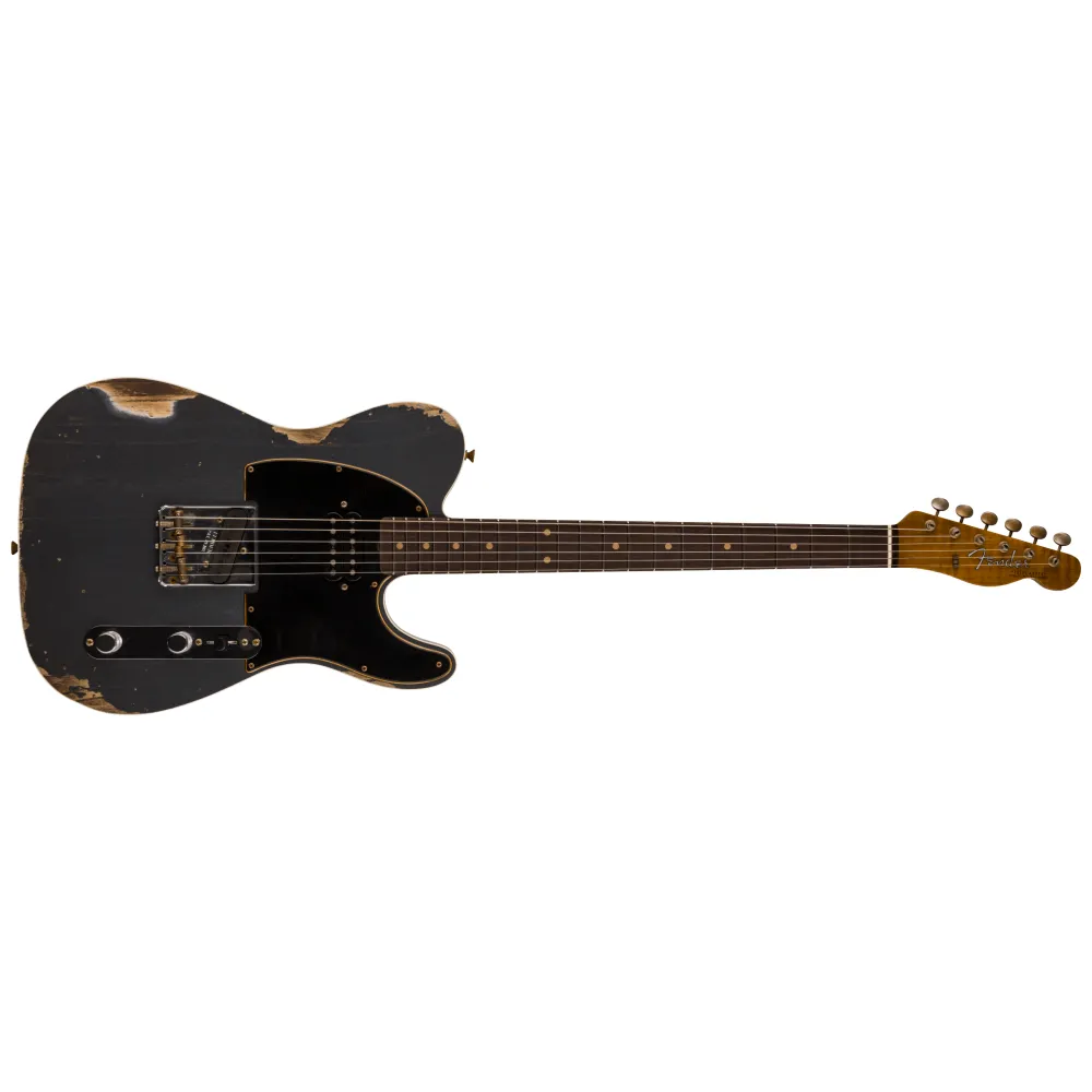 FENDER LIMITED EDITION HS TELE CUSTOM RELIC AGED CHARCOAL FROST METALLIC