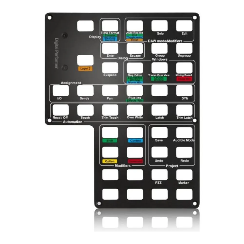 Qcon Pro X Panel DIGITAL PERFORMER – pannello indicazione controlli