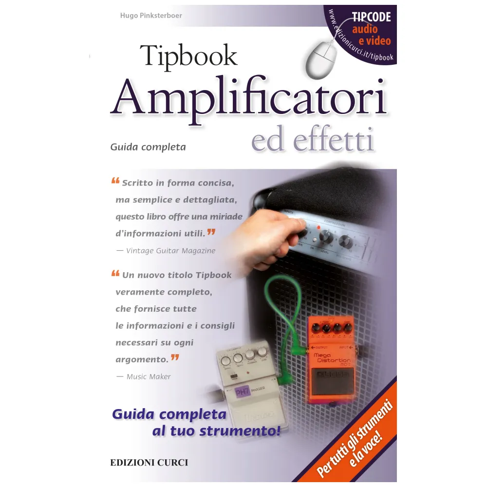 HUGO PINKSTERBOER TIPBOOK AMPLIFICATORI ED EFFETTI